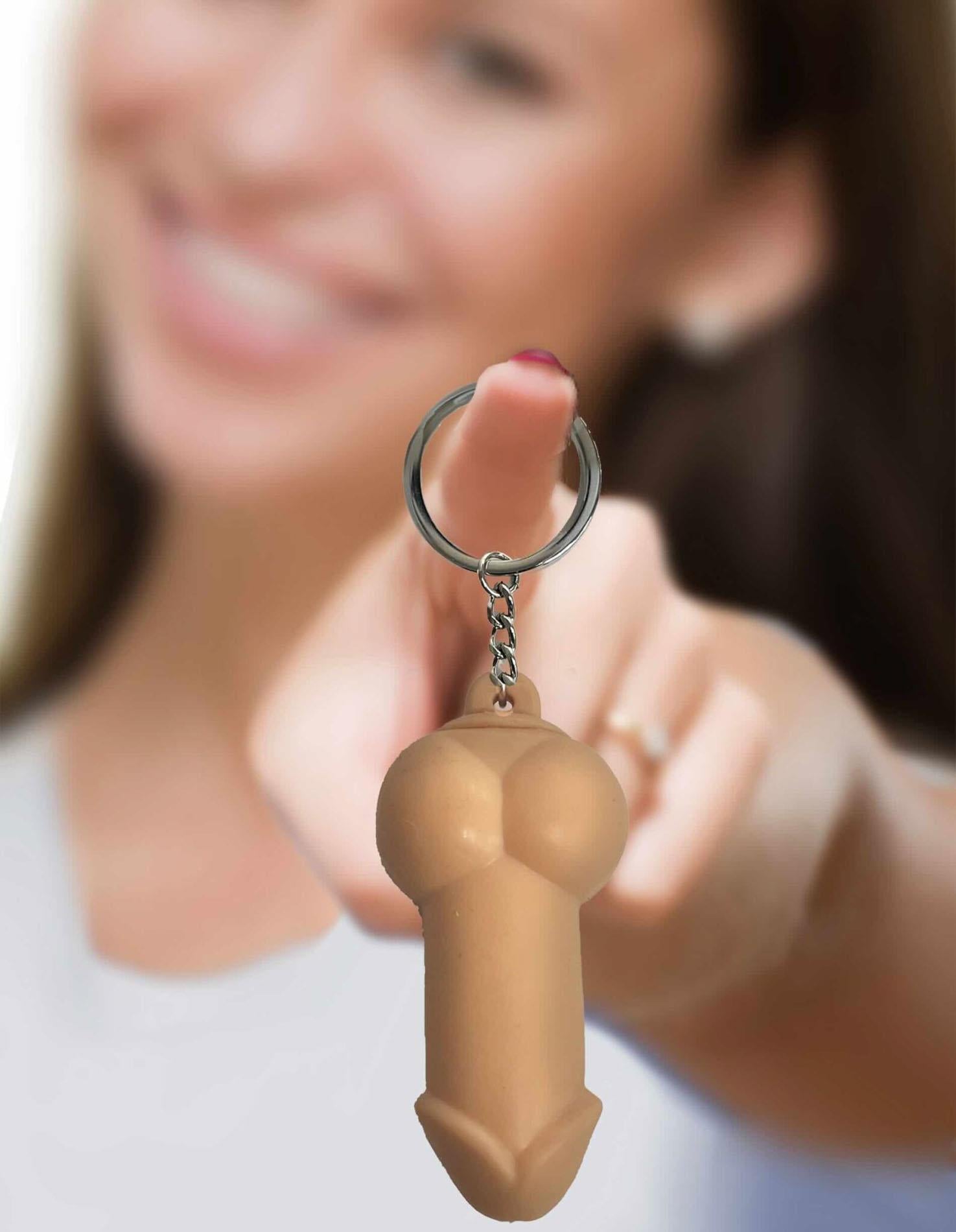Porte-clés super amusant, pénis spongieux