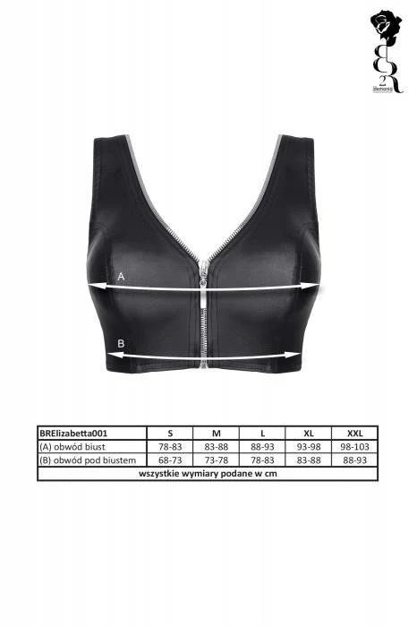 Underwear - BRELISABETTA001 black top size S