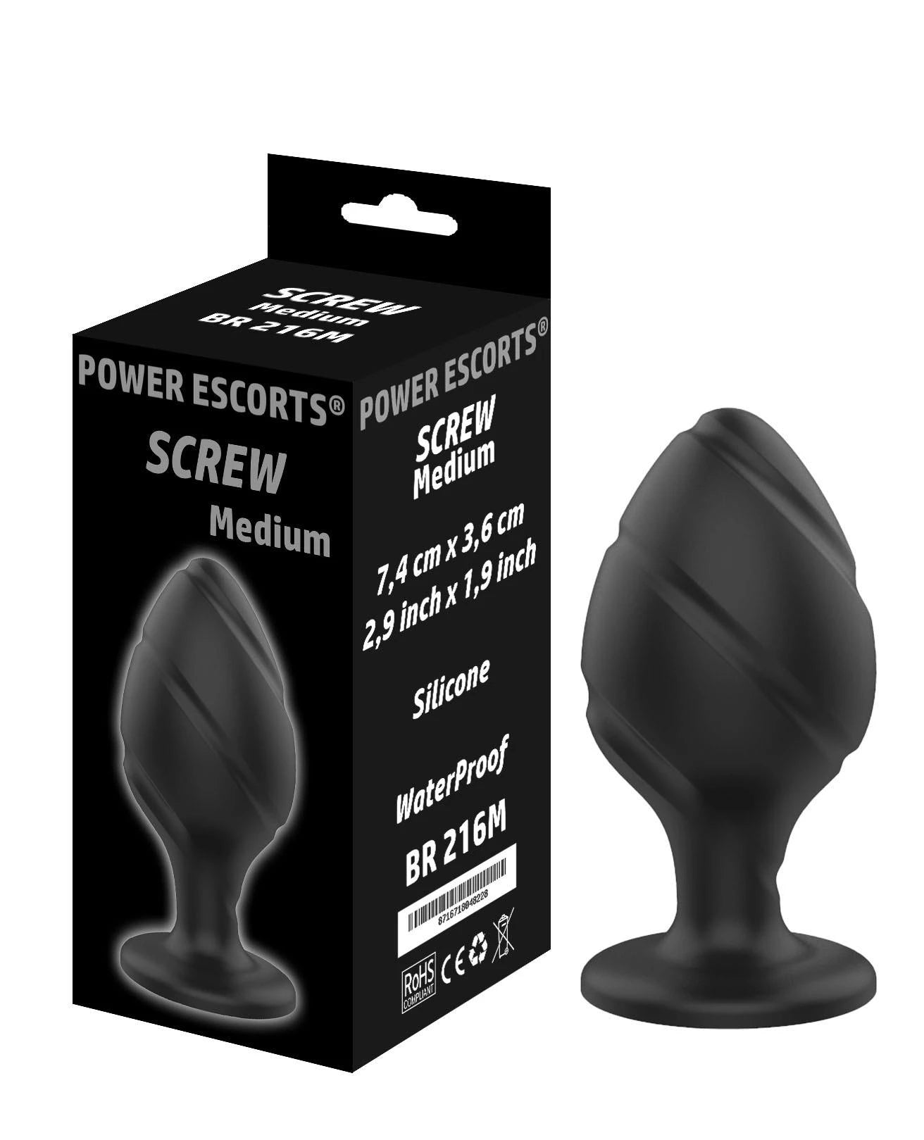 Bouchon vissé silicone moyen