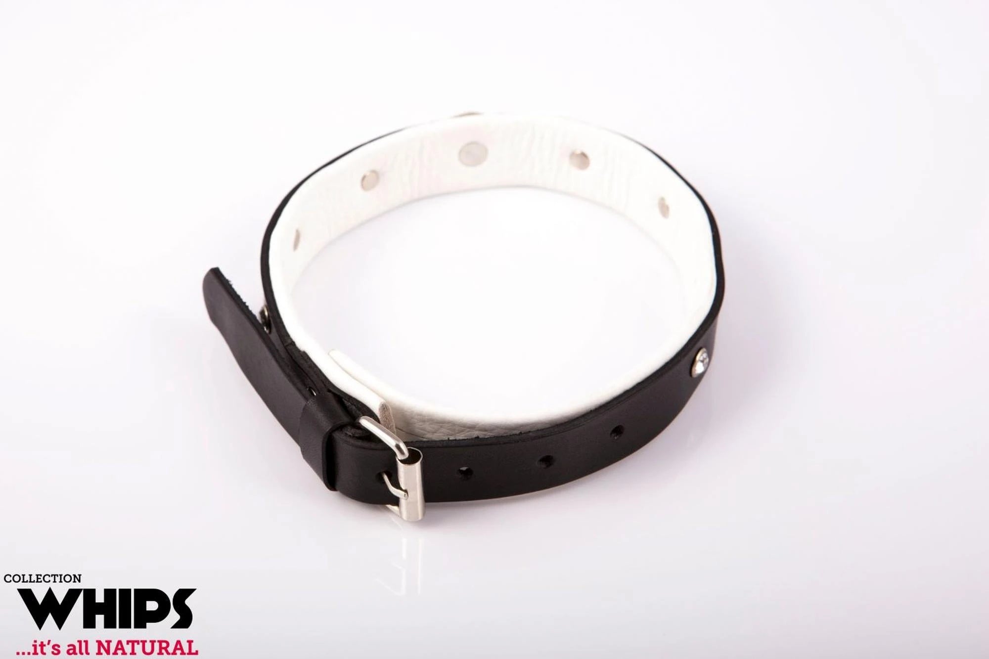 Attaches - Collier féminin, moyen, blanc