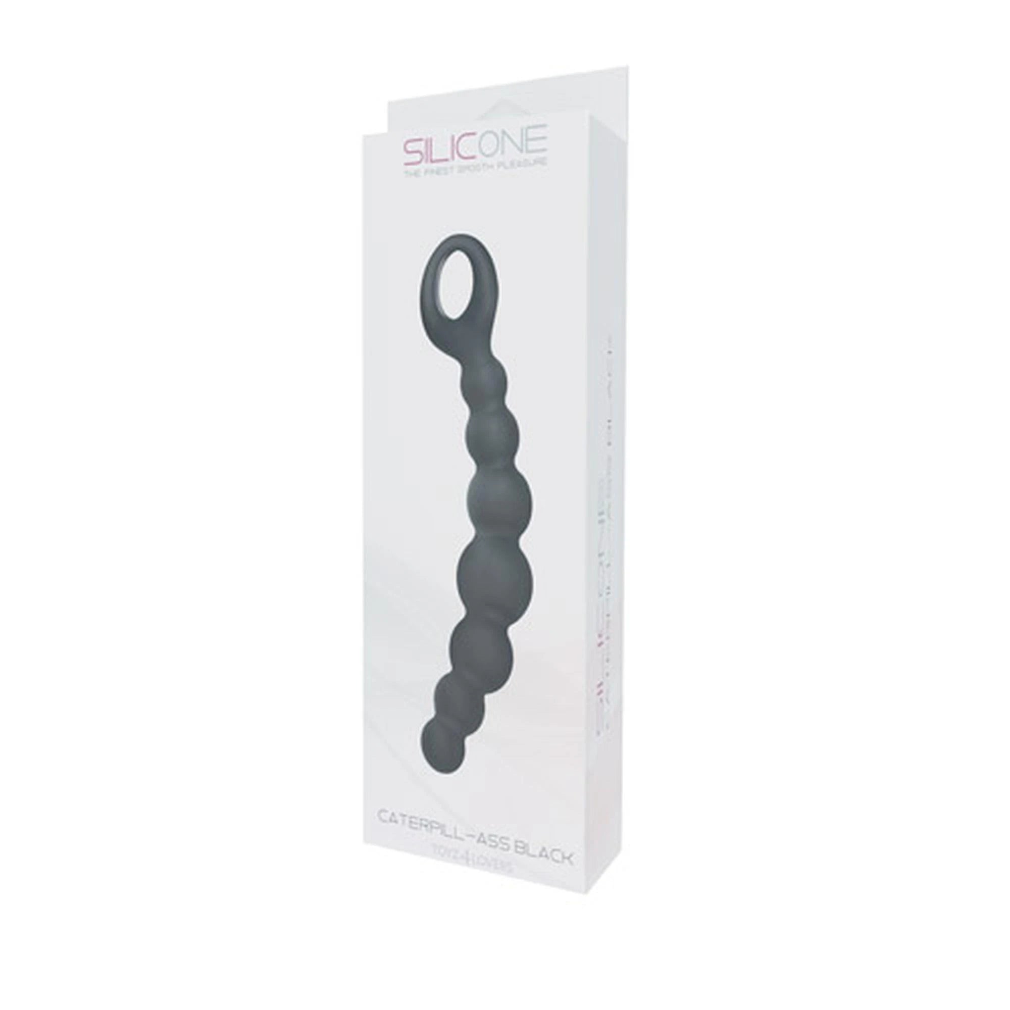 Plug/billes-FAUX-CUL ANALE CHENILLE-CUL SILICONE NOIR