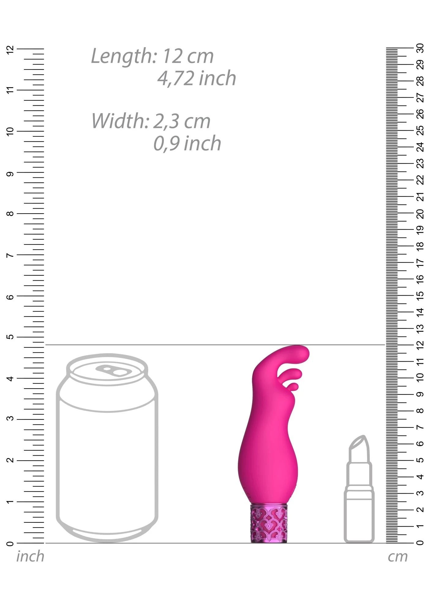 Exquis - Balle vibrante rechargeable en silicone - Rose