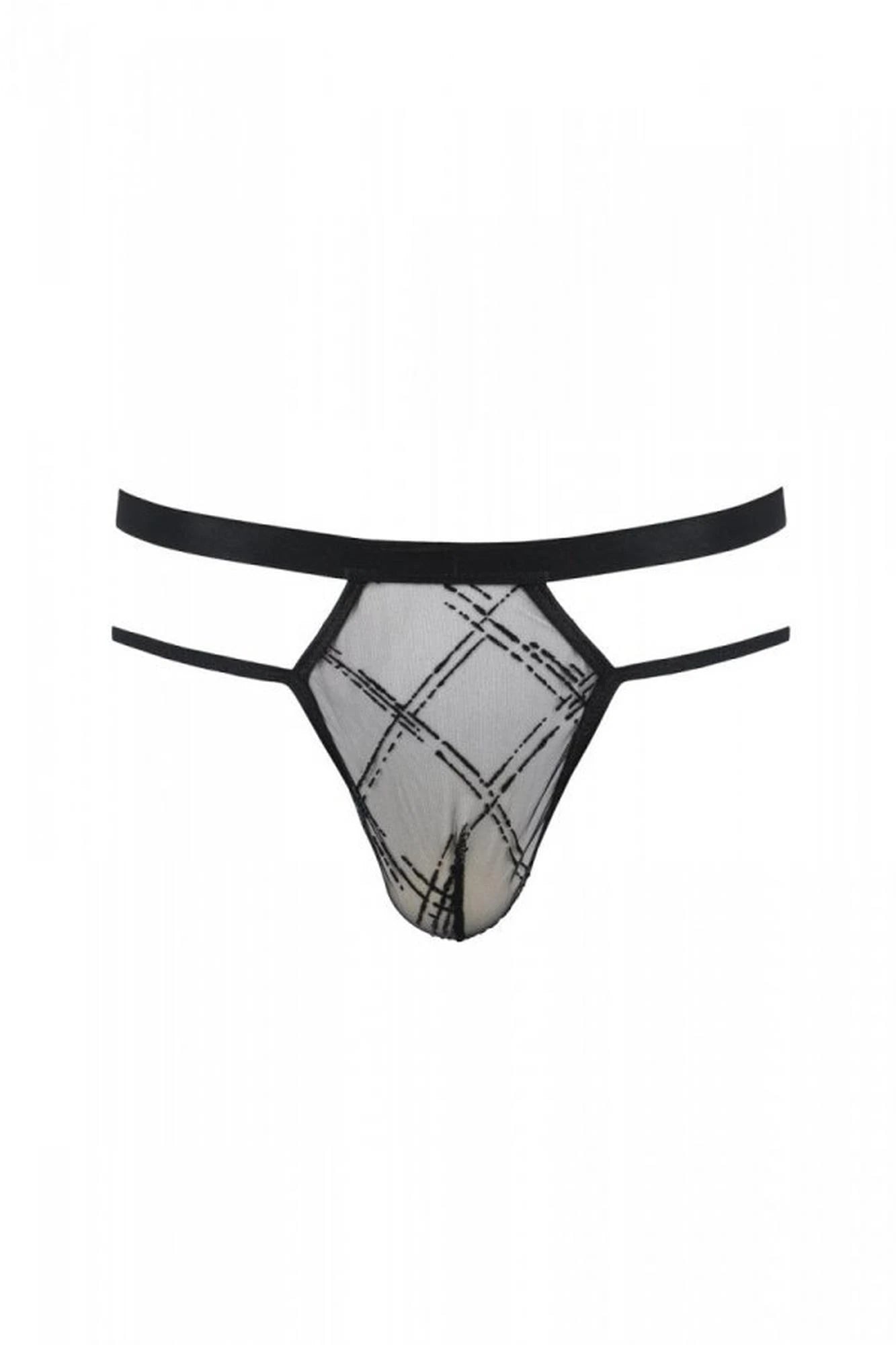 029 THONG COLLIN noir XXL/XXXL - Passion