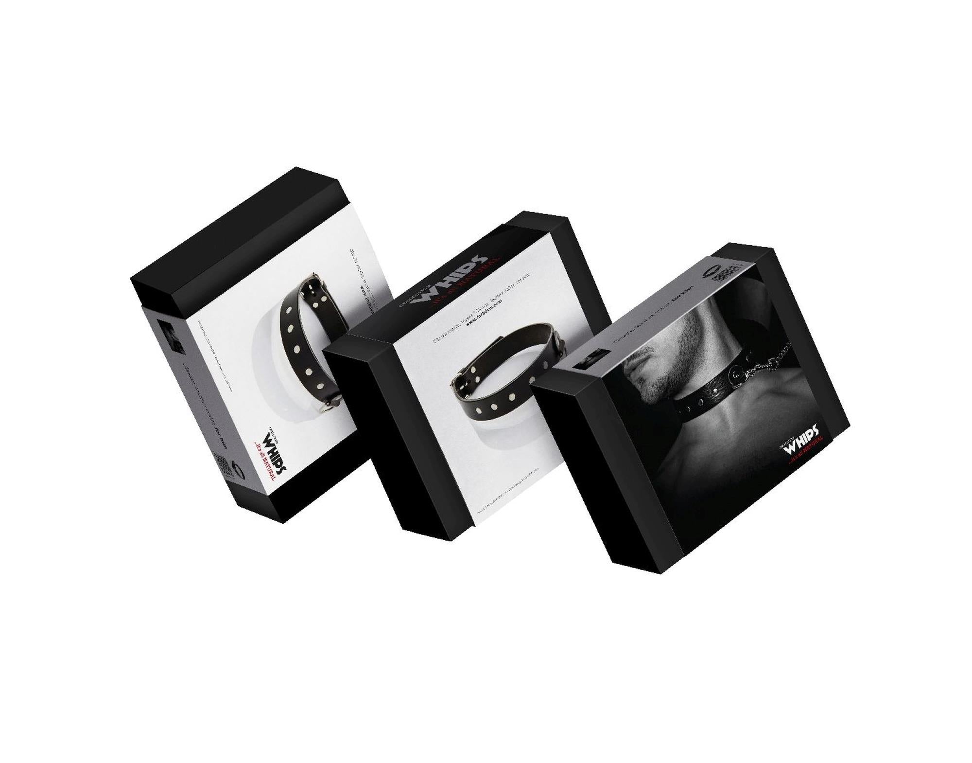 WHIPS bindings narrow male collar