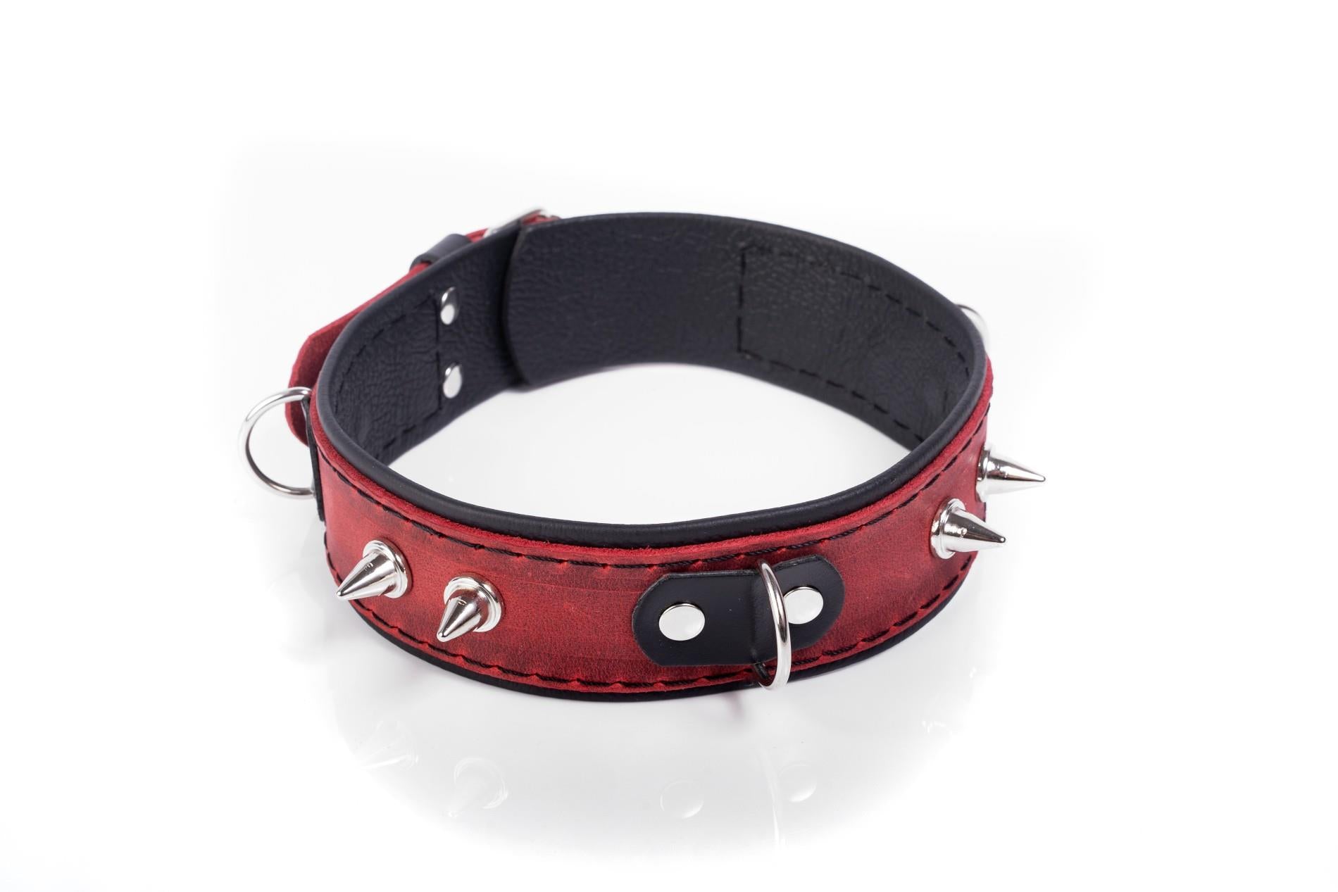 Collar- Collar Crazy Horse Red, Big