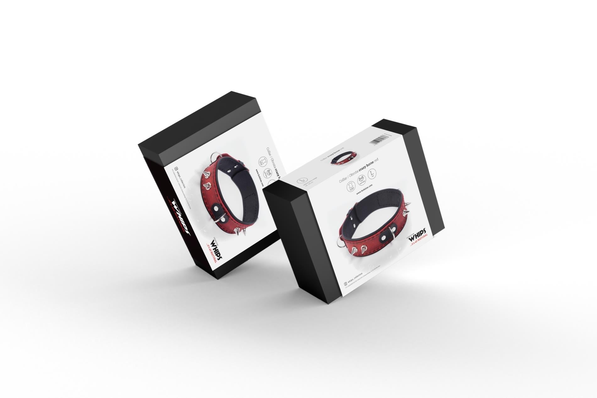 Collar- Collar Crazy Horse Red, Big