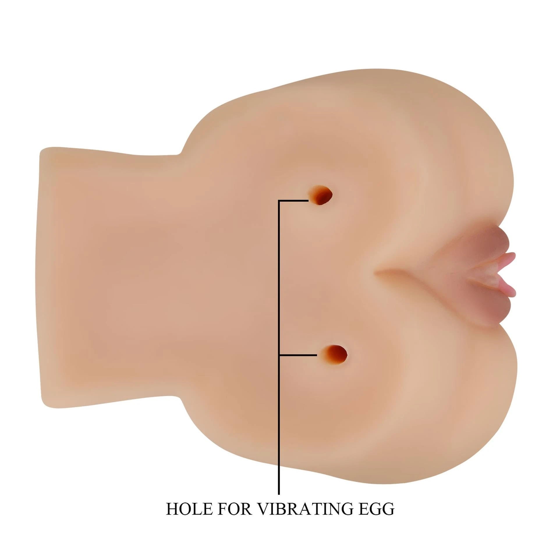 CRAZY BULL - Kylie, Vibration Double holes  TPR ABS
