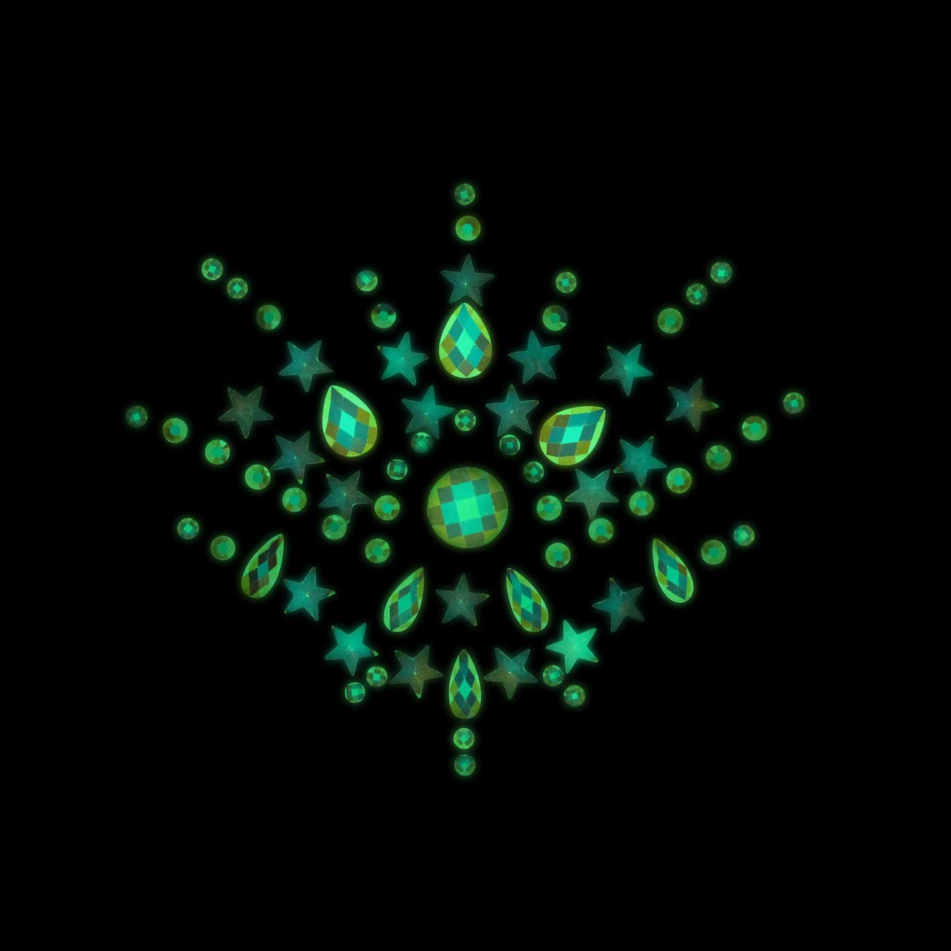 Autocollants bijoux corporels – Poitrine