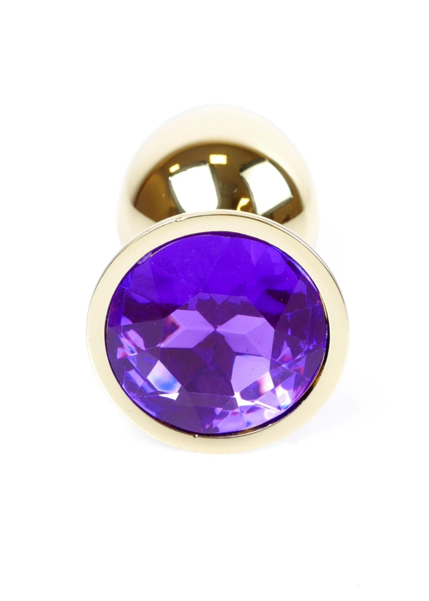 Plug-Bijoux Or PLUG- Violet