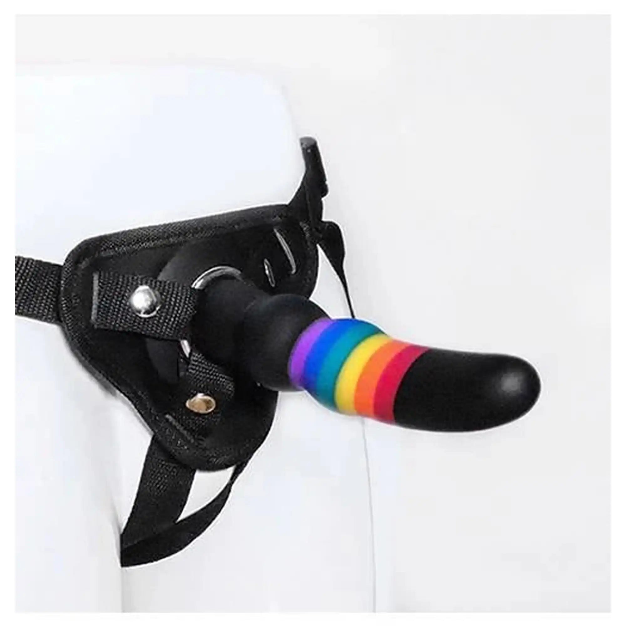 GODEMICHET SOLIDE COLOURFUL LOVE AVEC SANGLE