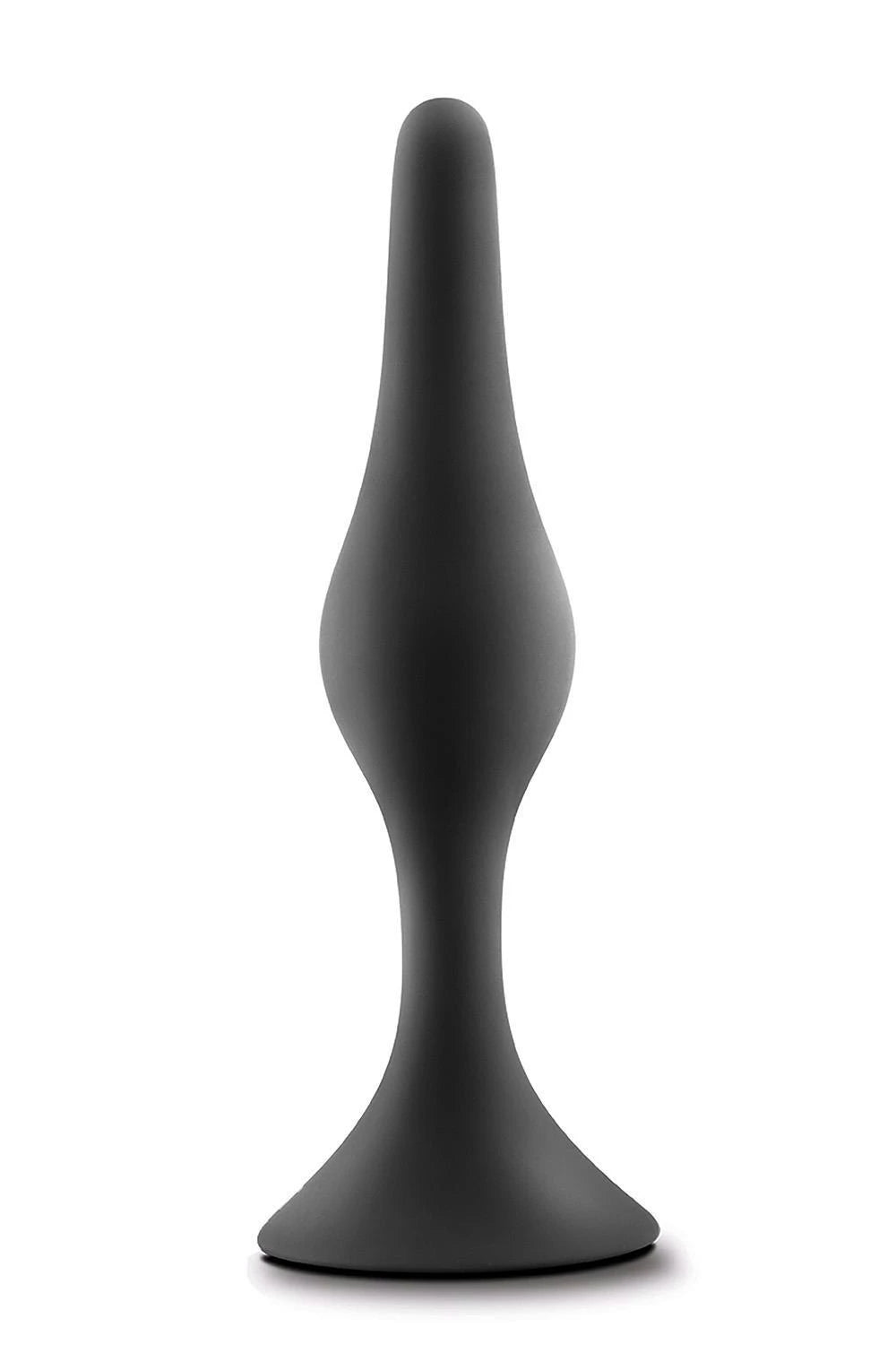 AVENTURES ANALES PLUG DÉBUTANT SILICONE PLATINE MOYEN NOIR