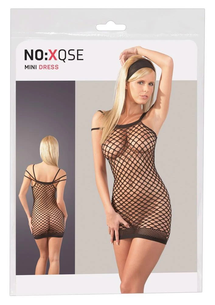 Robe résille à 3 bretelles S-L