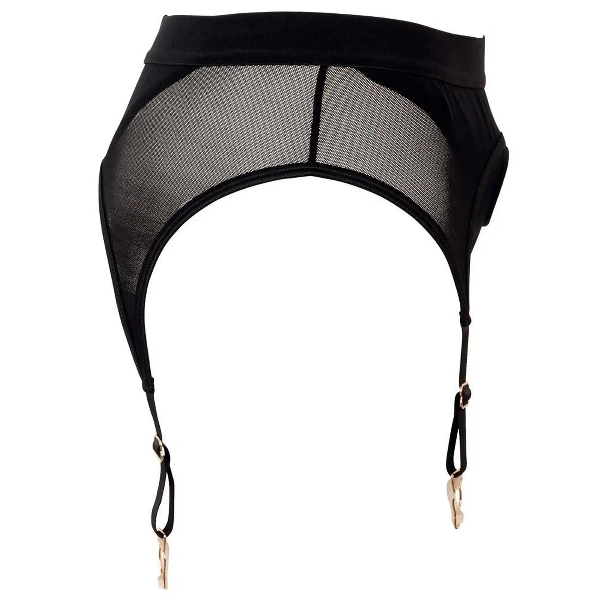Strap-on thong with suspenders