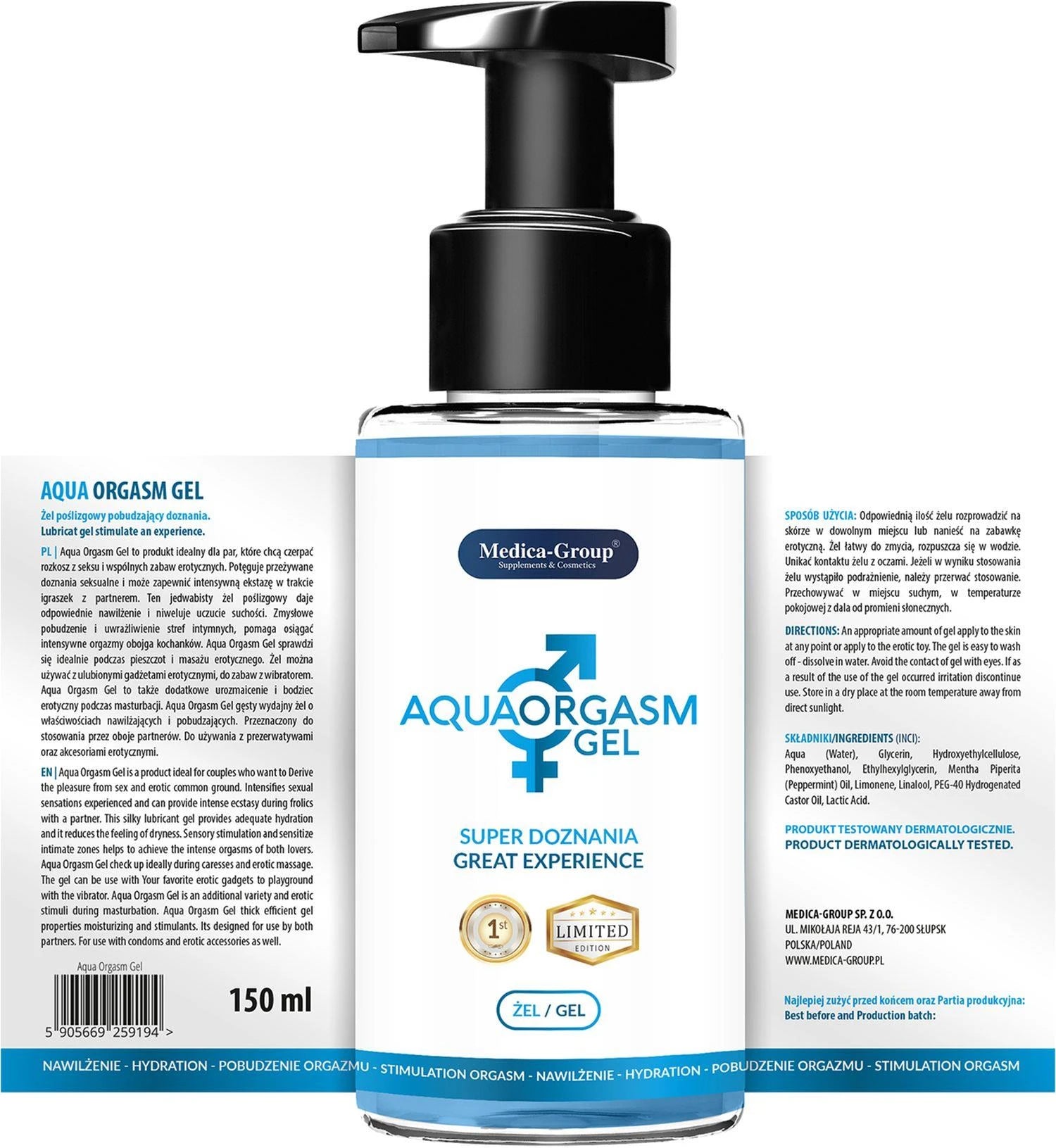 Gel-Aqua Orgasm - Gel 150 ml