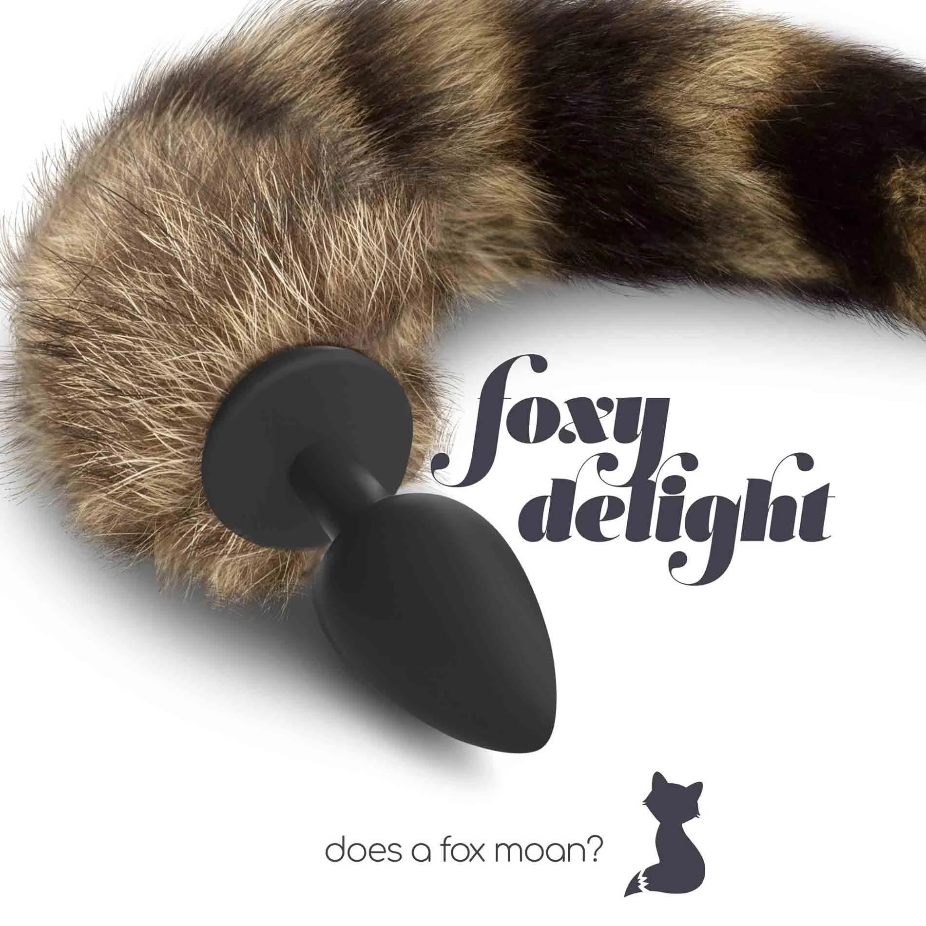 FOXY DELIGHT PLUG ANAL EN SILICONE AVEC QUEUE CRUSHIOUS