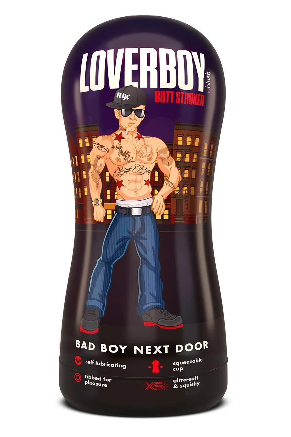 LOVERBOY BAD BOY NEXT DOOR MASTURBATEUR AUTO-LUBRIFIANT BEIGE
