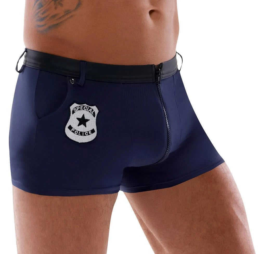 Boxer de police pour homme, taille 2XL