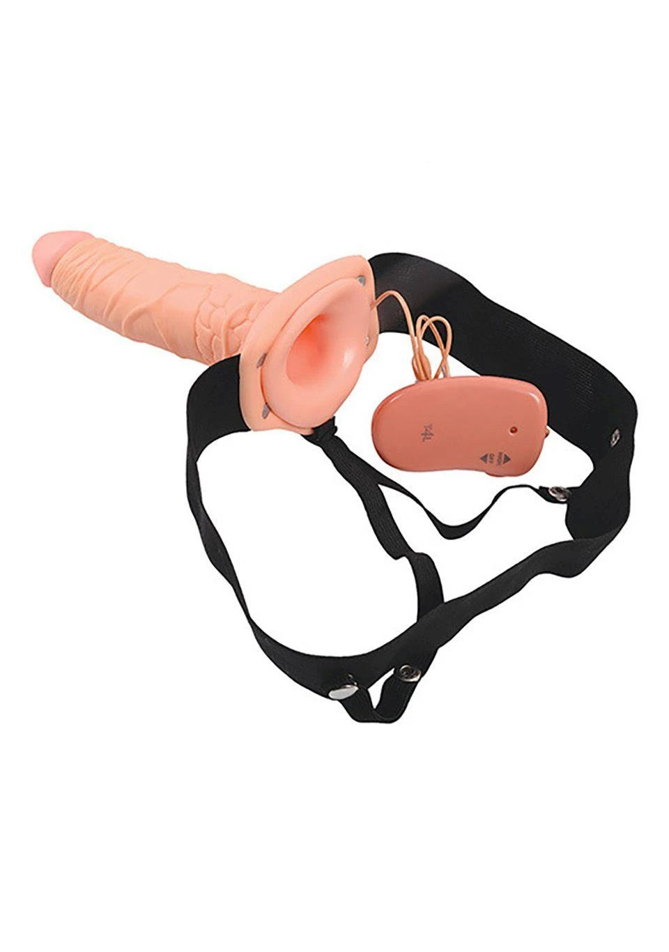 VIBRATORE STRAP ON CAVO REAL RAPTURE 8 FLESH