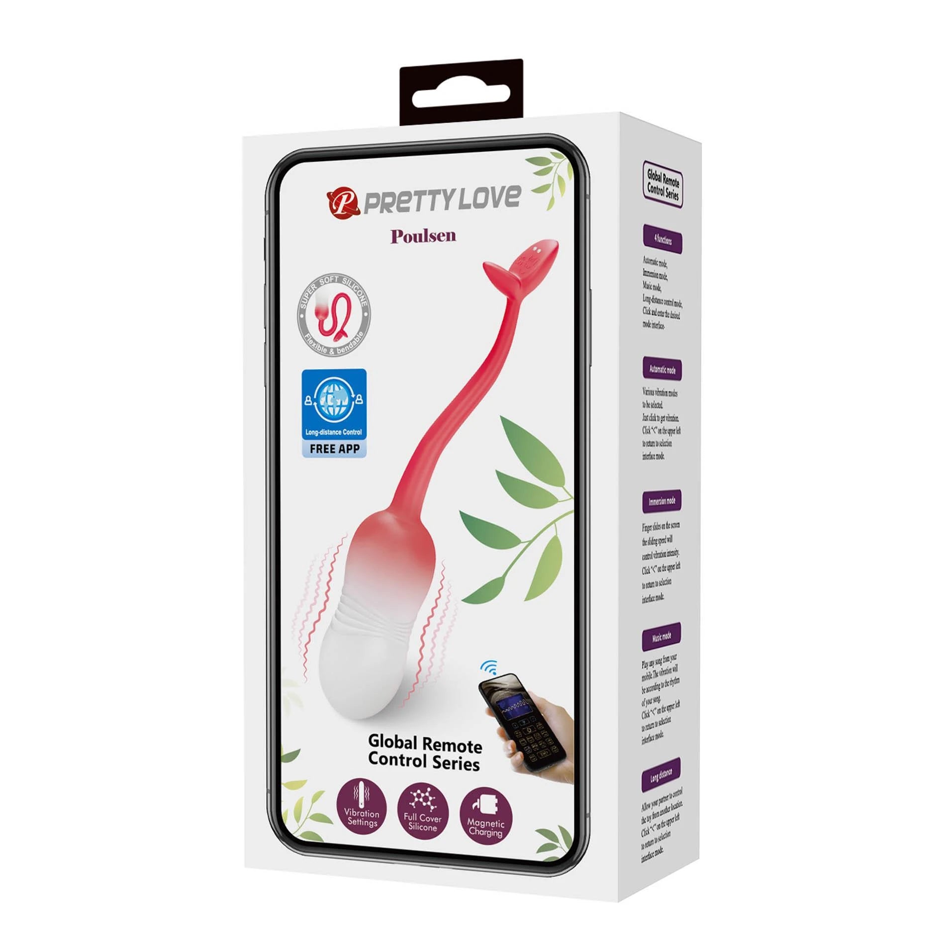 Pretty Love Poulsen App-Controlled Egg Vibrator 01