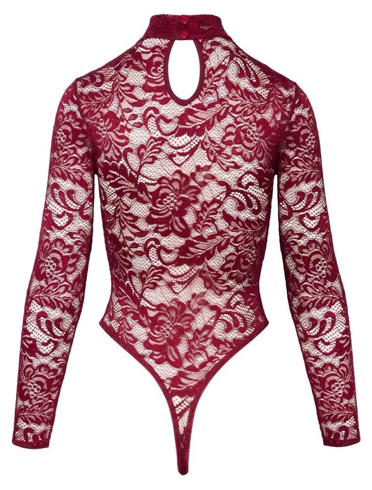 Body en dentelle rouge L