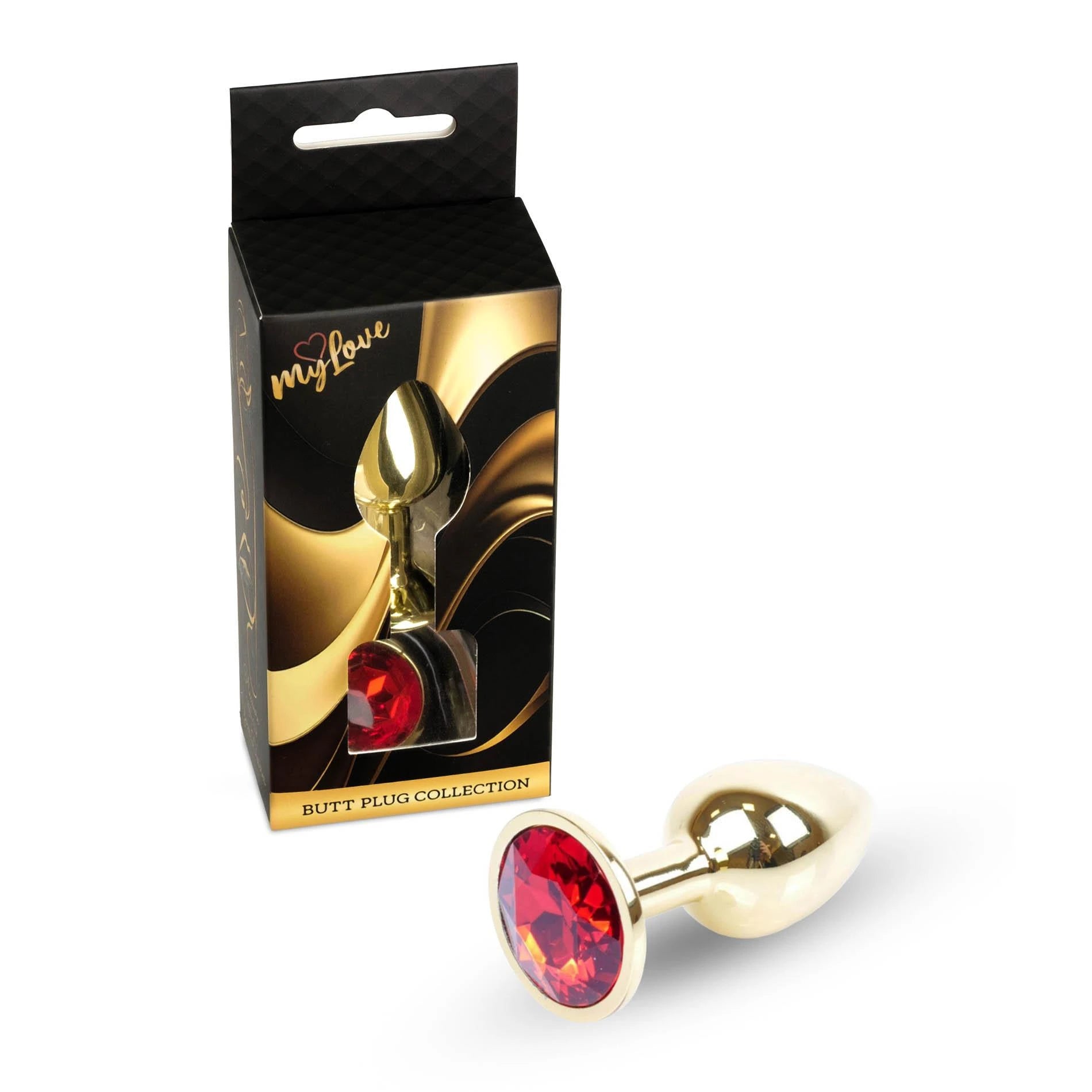 MyLove Toys - Bijoux Gold PLUG - Rouge