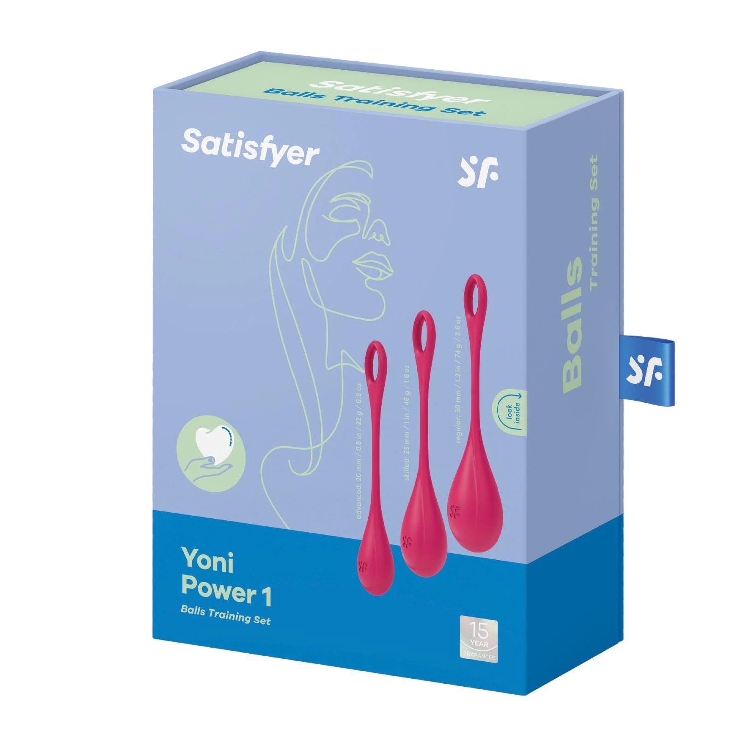 Yoni Power 1 - Kegel Ball Set - Red
