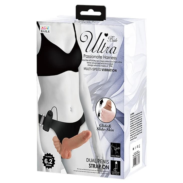 BAILE - Double Harnais Pénis Ultra Passionné 6,2''