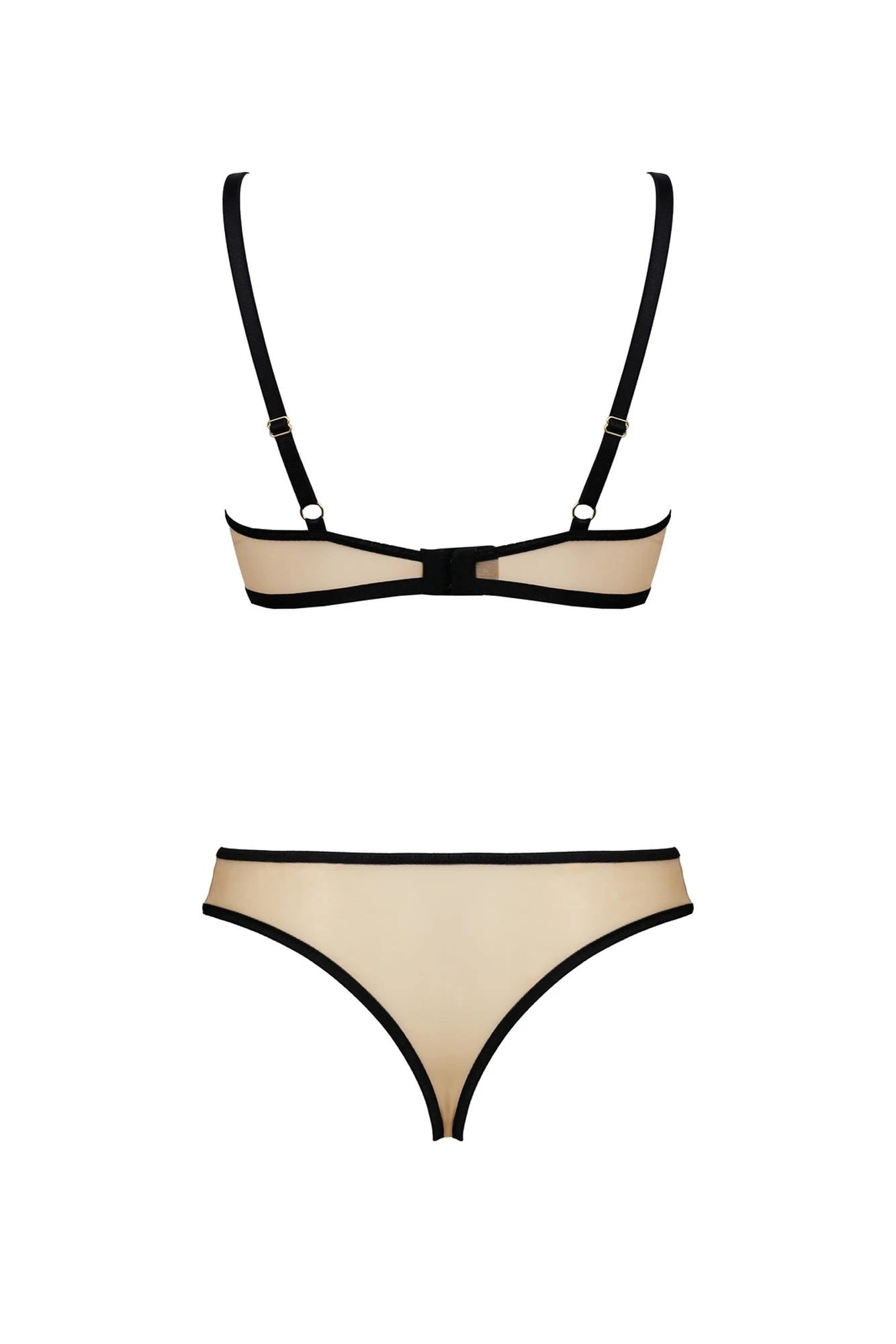 Bielizna-DENERYS BIKINI beige L/XL