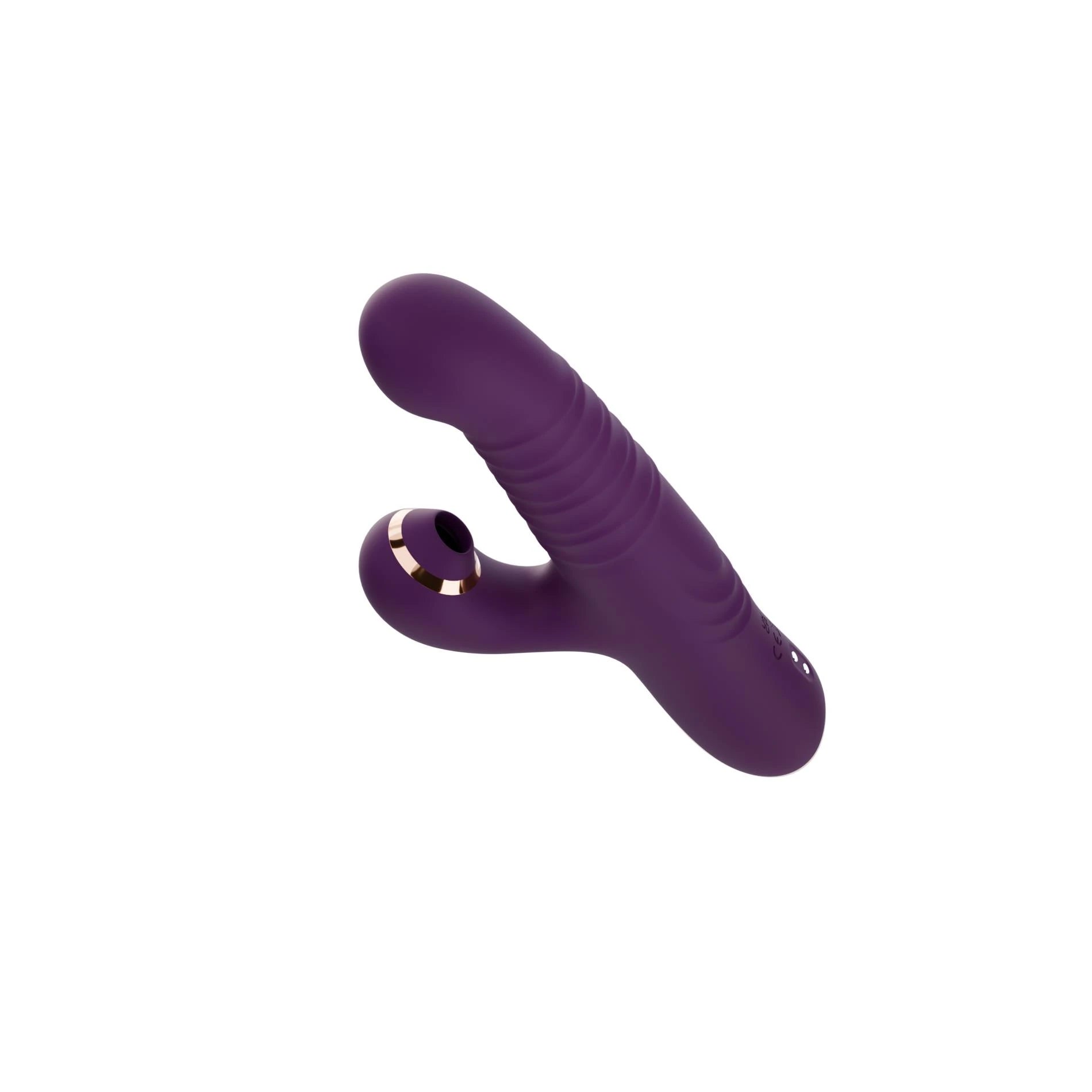 Masseur G-spot à succion et poussée Luna