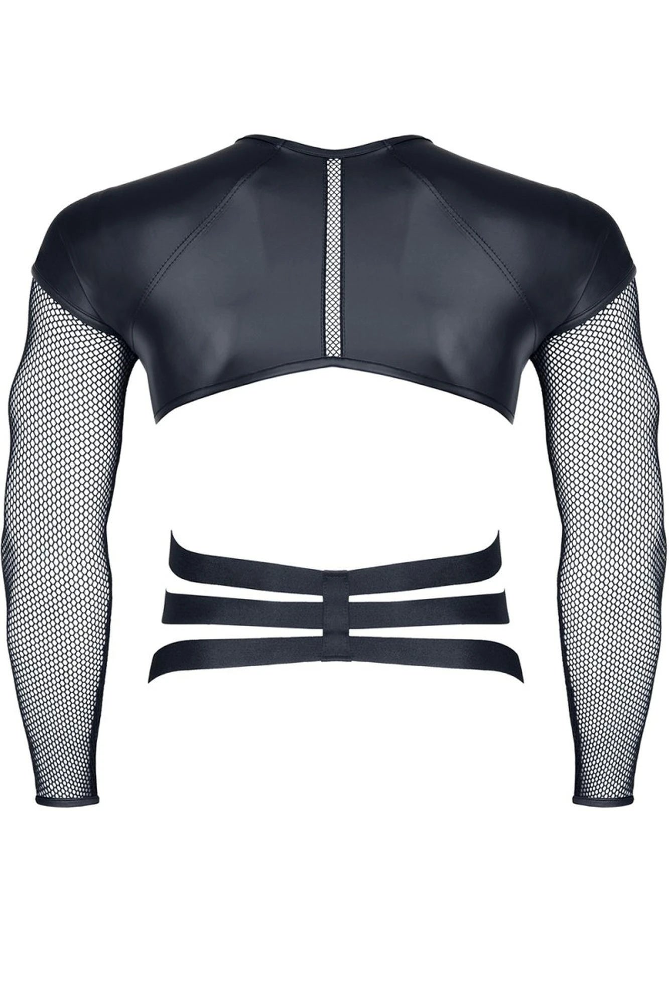 męski t-shirt black L