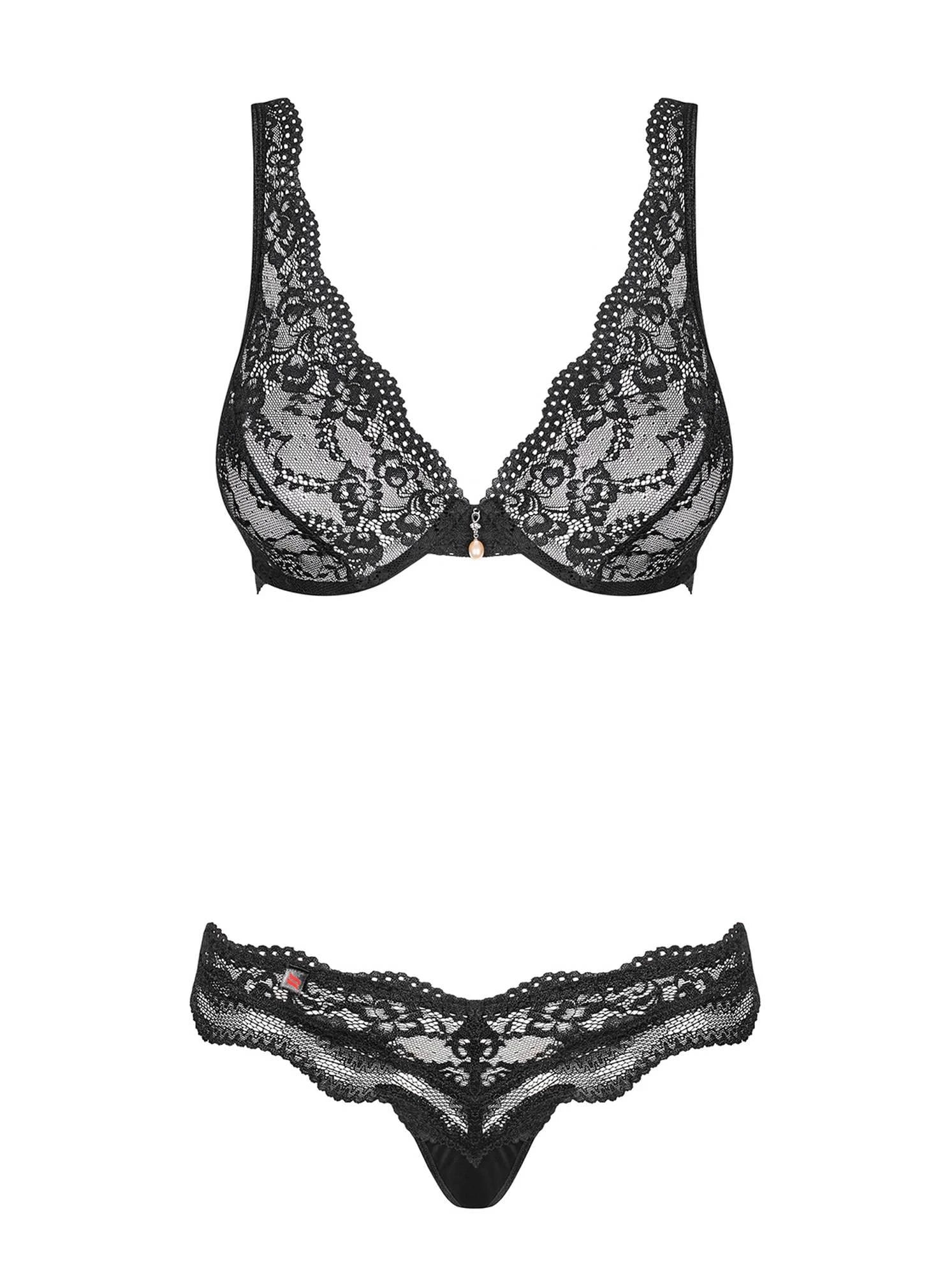 Lingerie-Luvae 2-piece set Black L/XL