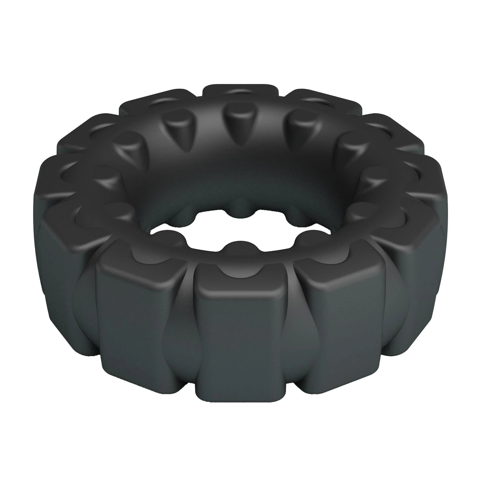 Crazy Bull Laiden Super Soft Silicone Cock Ring – Black