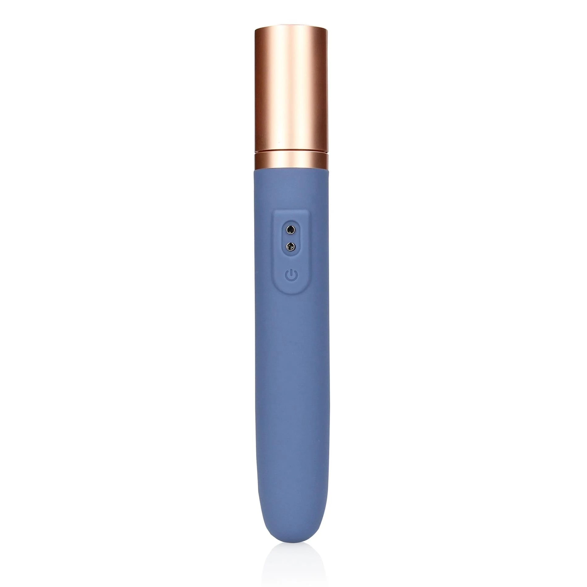 Vibromasseur de voyage avec compartiment lubrifiant et pompe