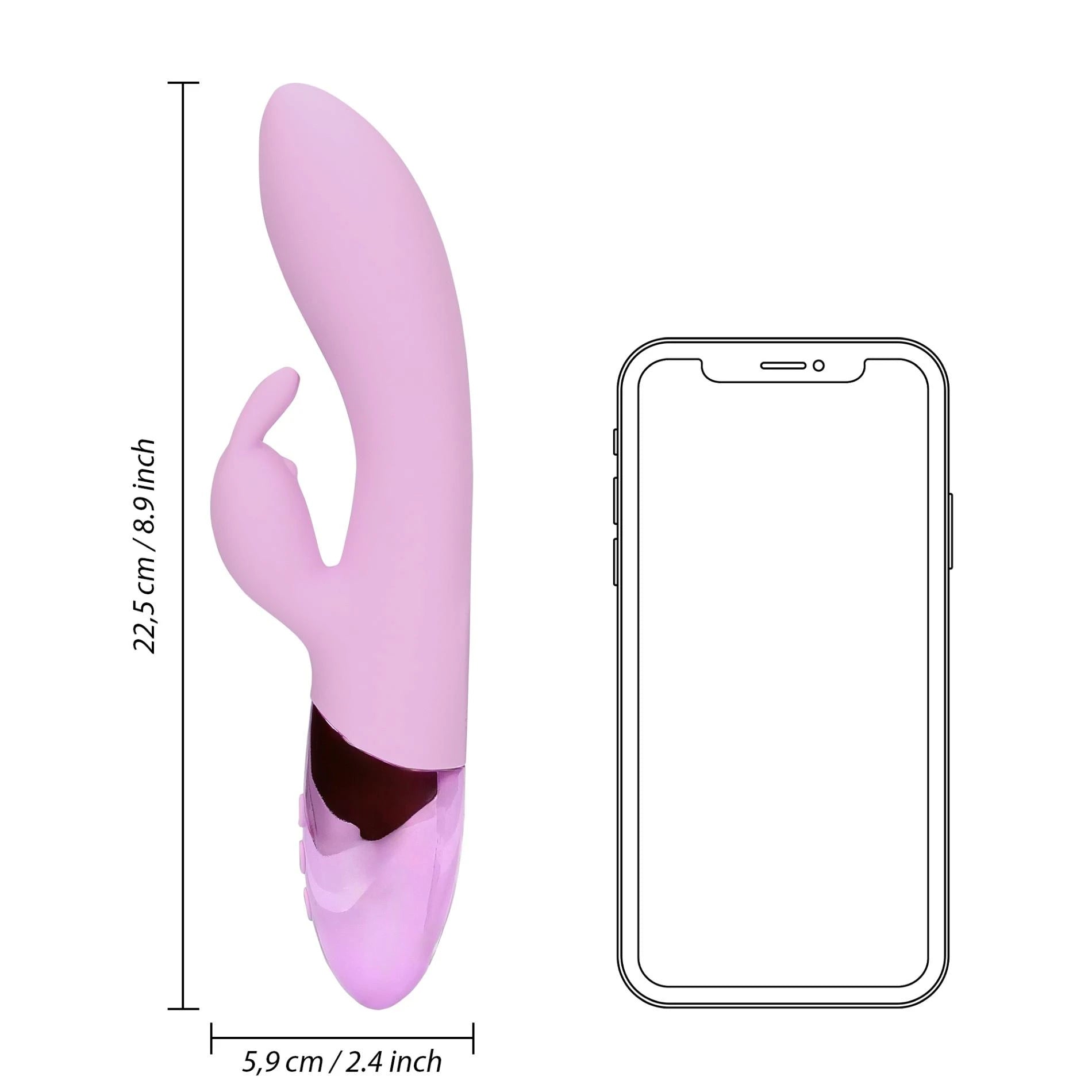 Vibromasseur Lapin en Silicone Ultra Doux