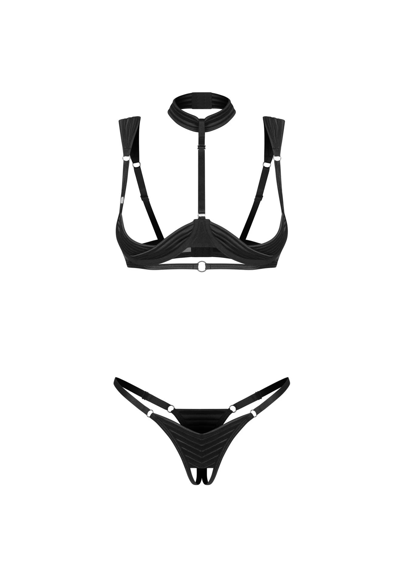 Roccele 2-piece open set S/M