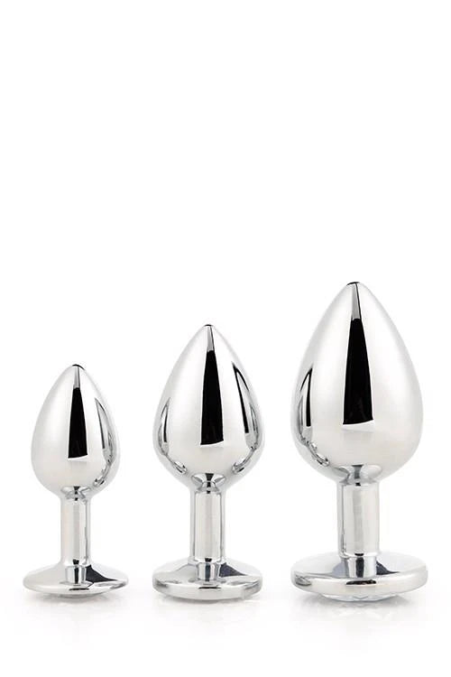 ENSEMBLE DE PLUGS GLEAMING LOVE EN ARGENT