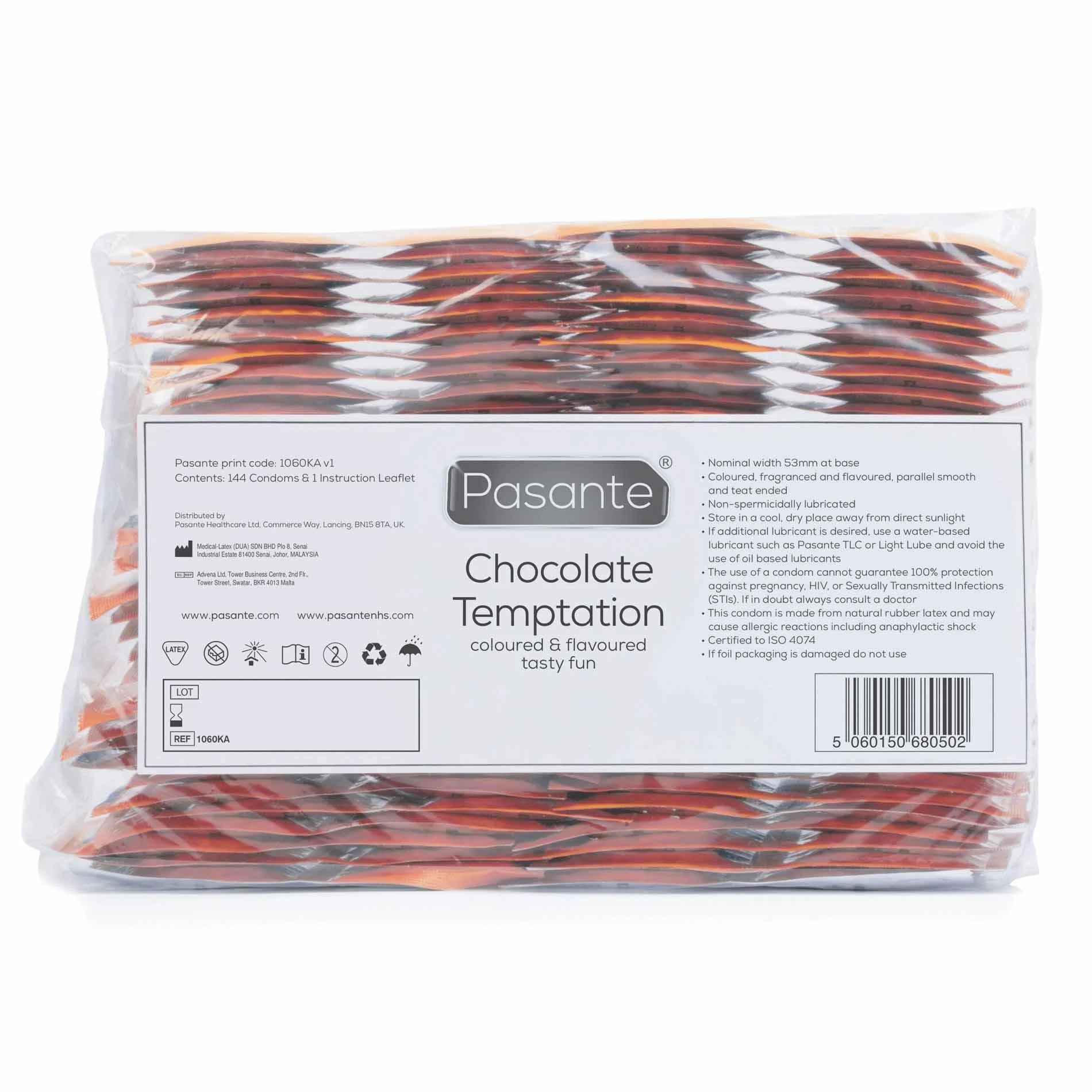 Préservatifs Pasante au chocolat - Lot de 144
