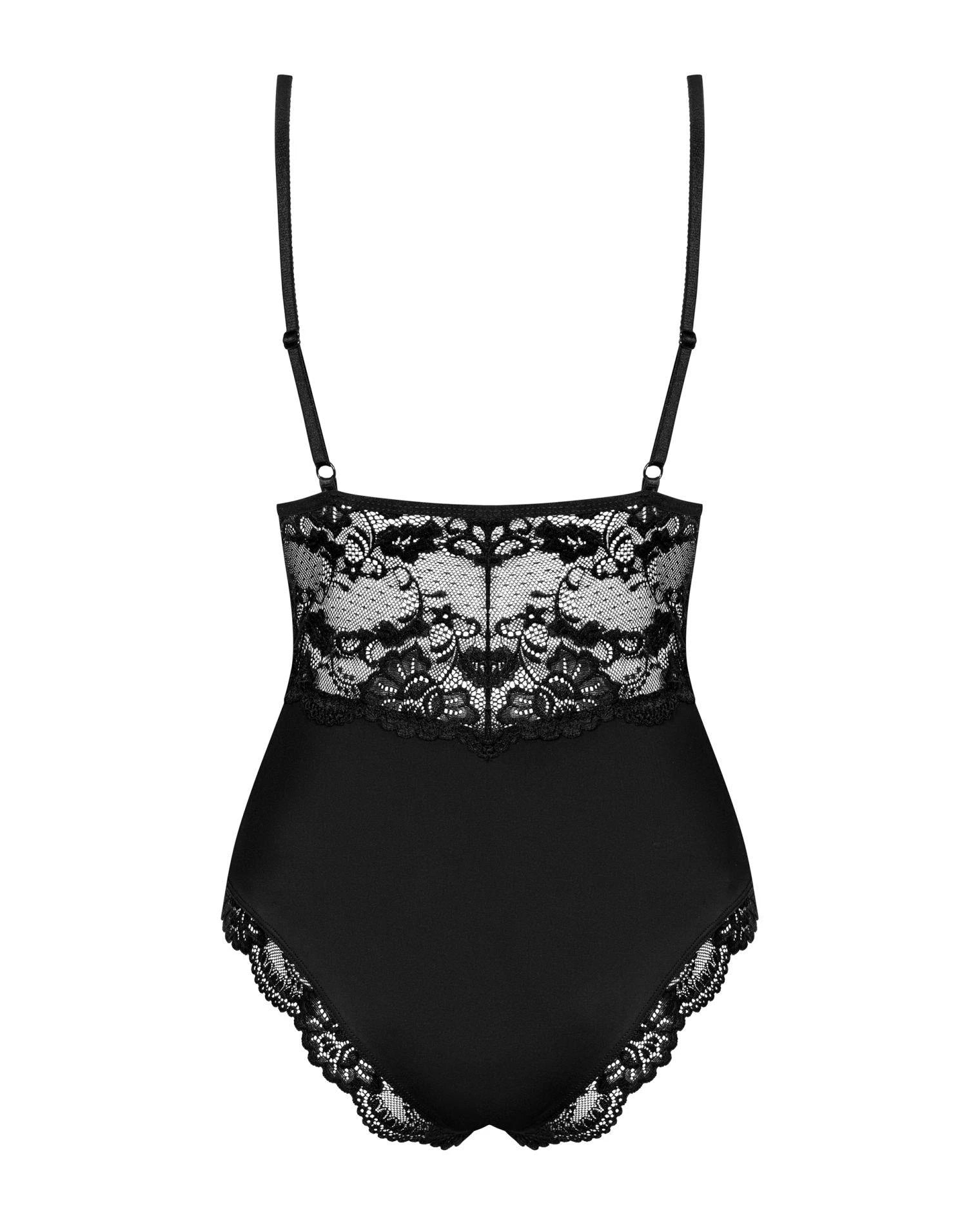 Underwear - 810-TED-1 black bodysuit L/XL