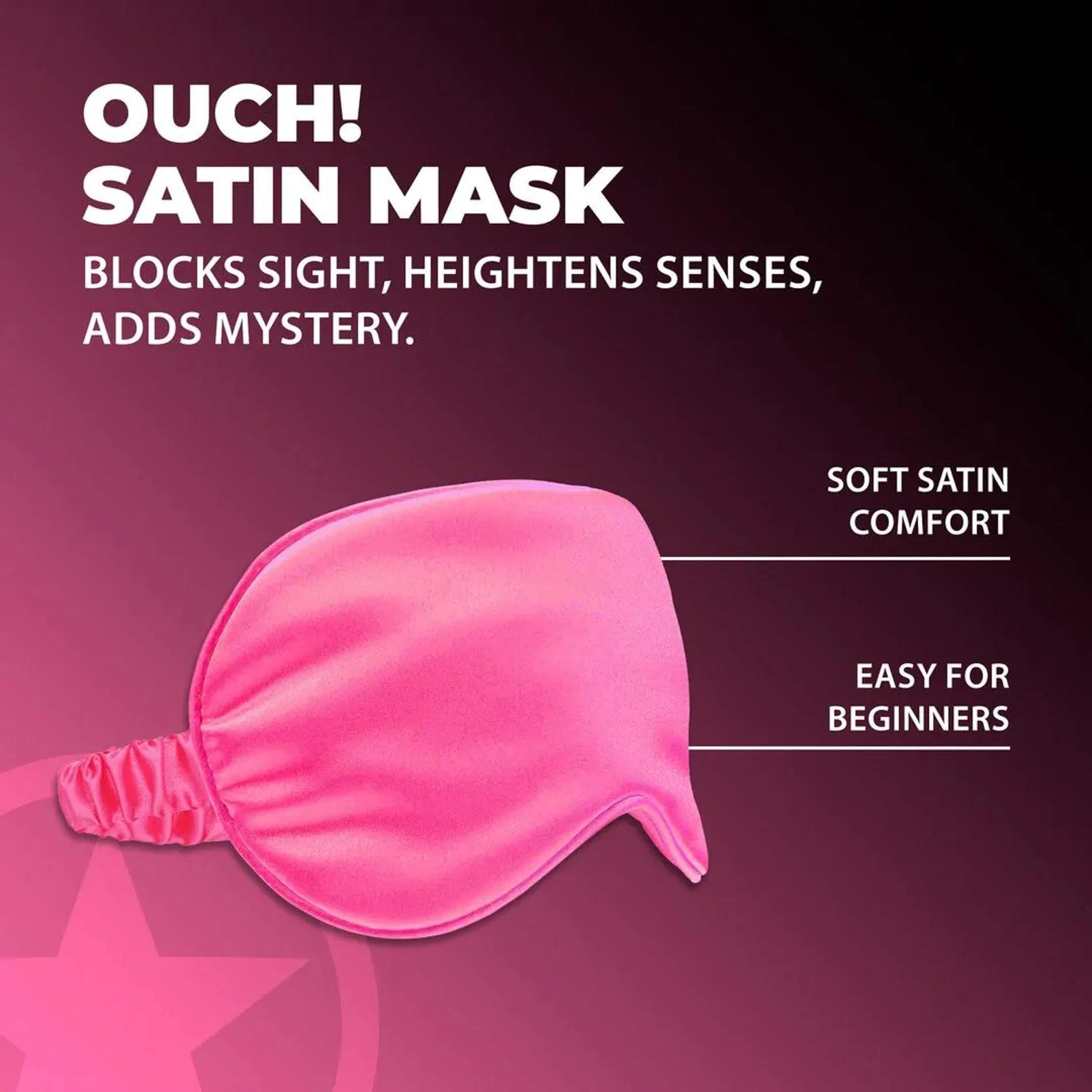 Masque en satin - rose