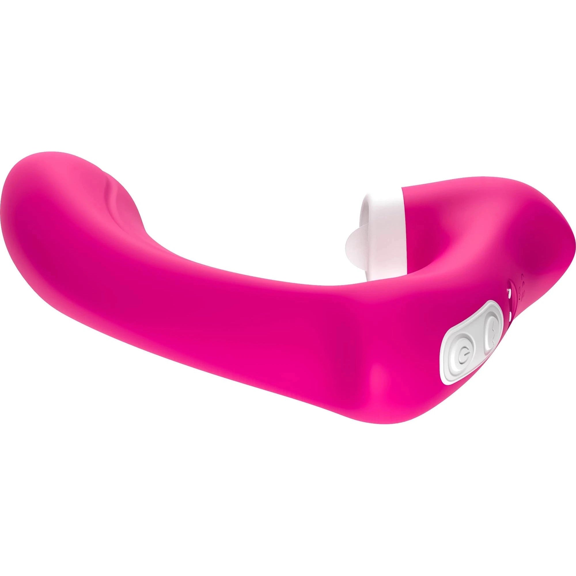 Silicone Stimulator 2*9 Vibration Function Rose Red