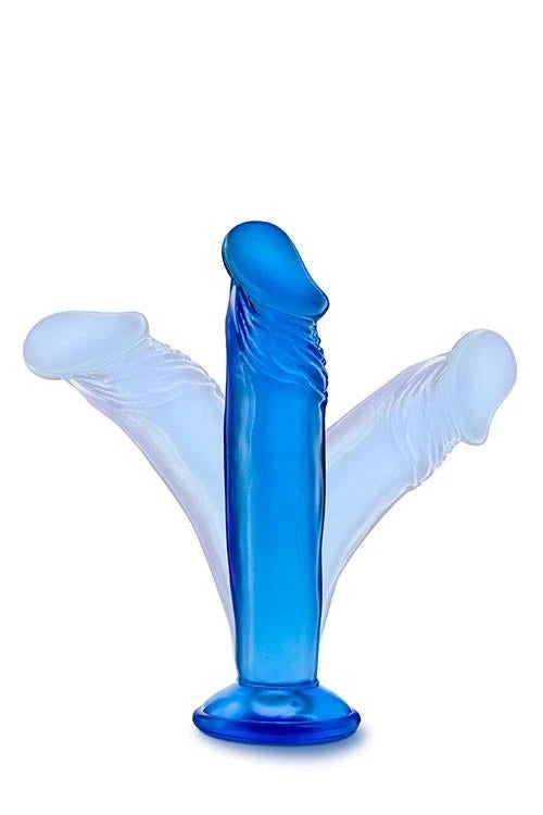 B YOURS SWEET N SMALL 6-INCH DILDO BLUE