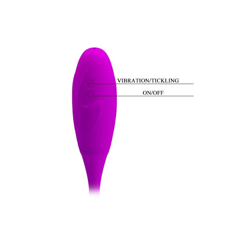 PRETTY LOVE - Snaky Vibe, 7 vibration functions, 3 tickling functions, bendable