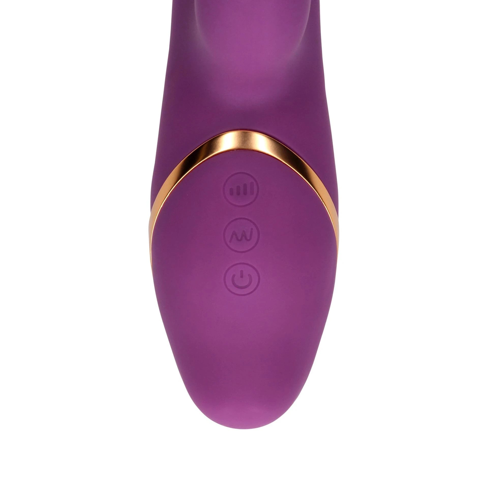 3 Up-and-Down Moving Rings Vibrator - Orchidee Purple