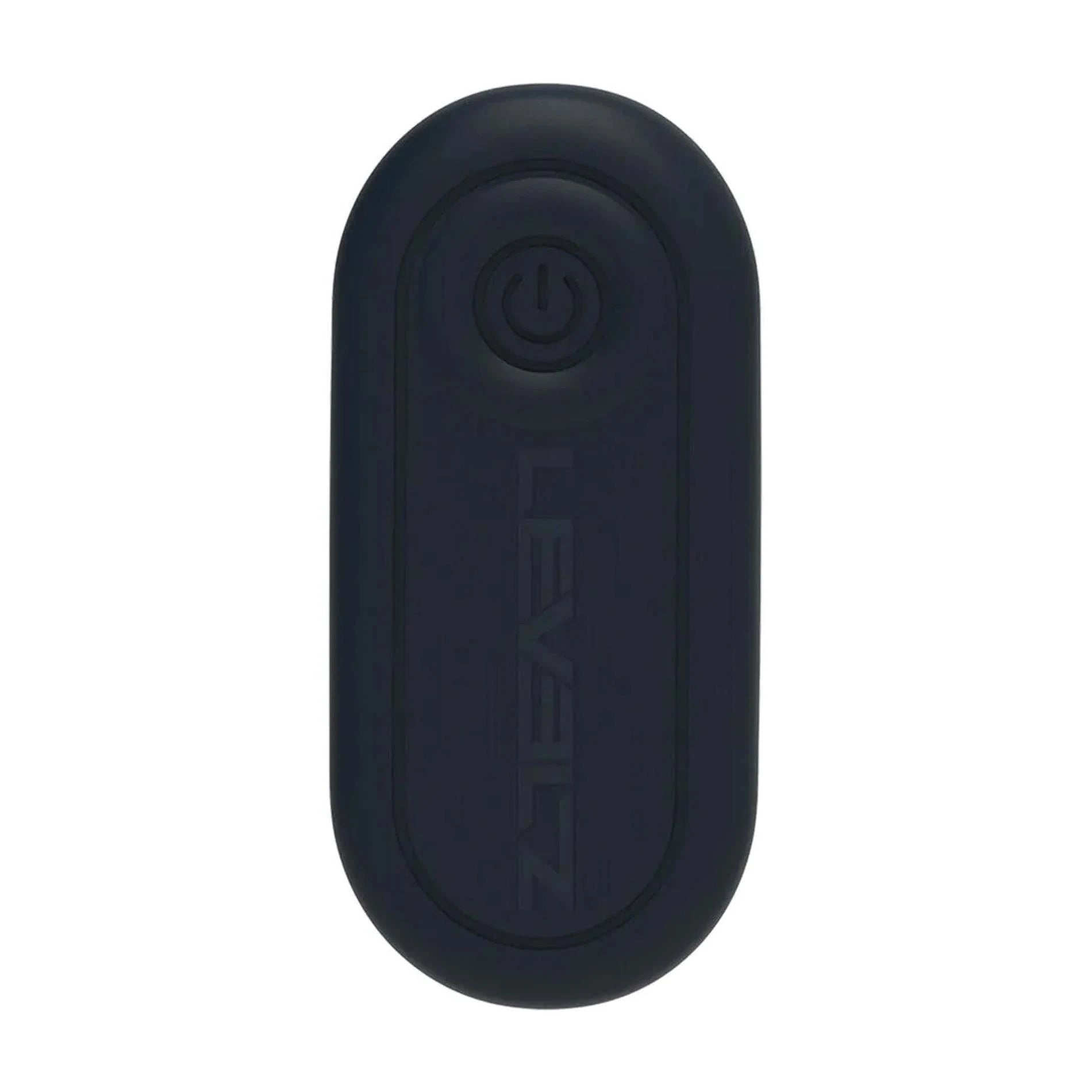 Remote Control Vibrating Liquid Silicone Anal Plug - Black