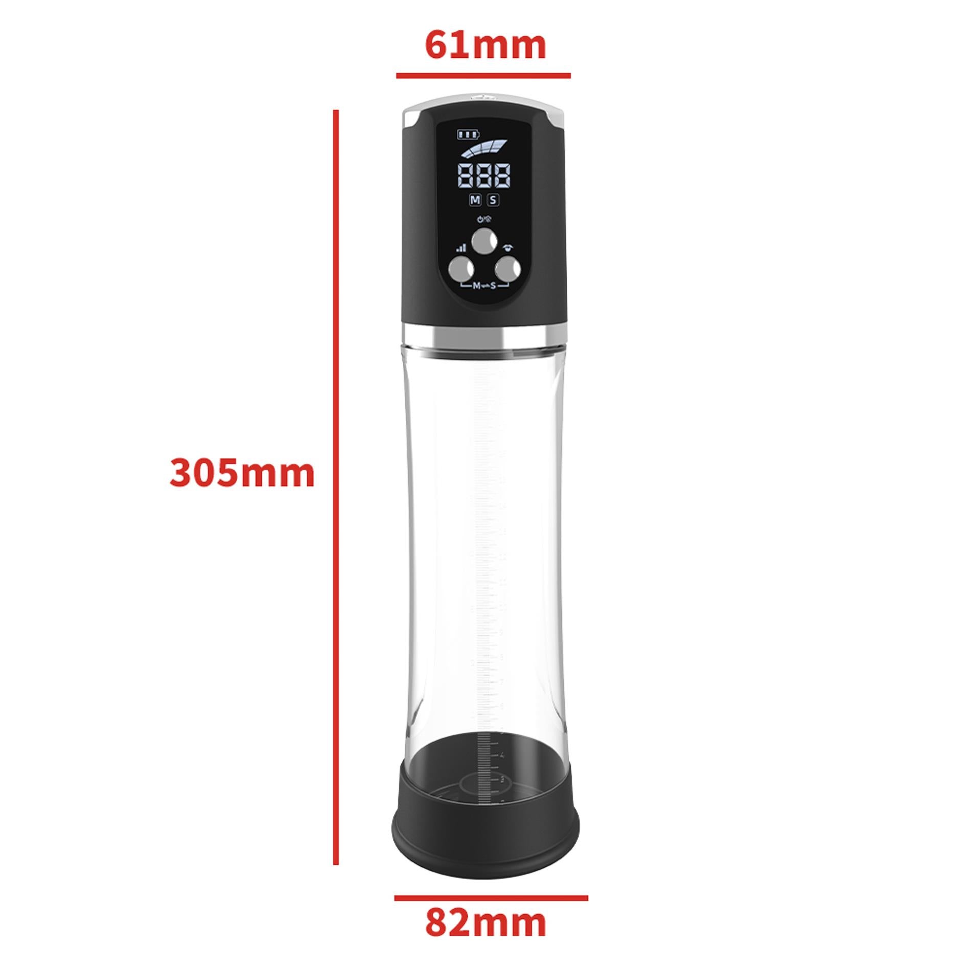 Pompe - PASSION PUMP, POMPE AUTOMATIQUE ÉTANCHE LCD RECHARGEABLE PREMIUM