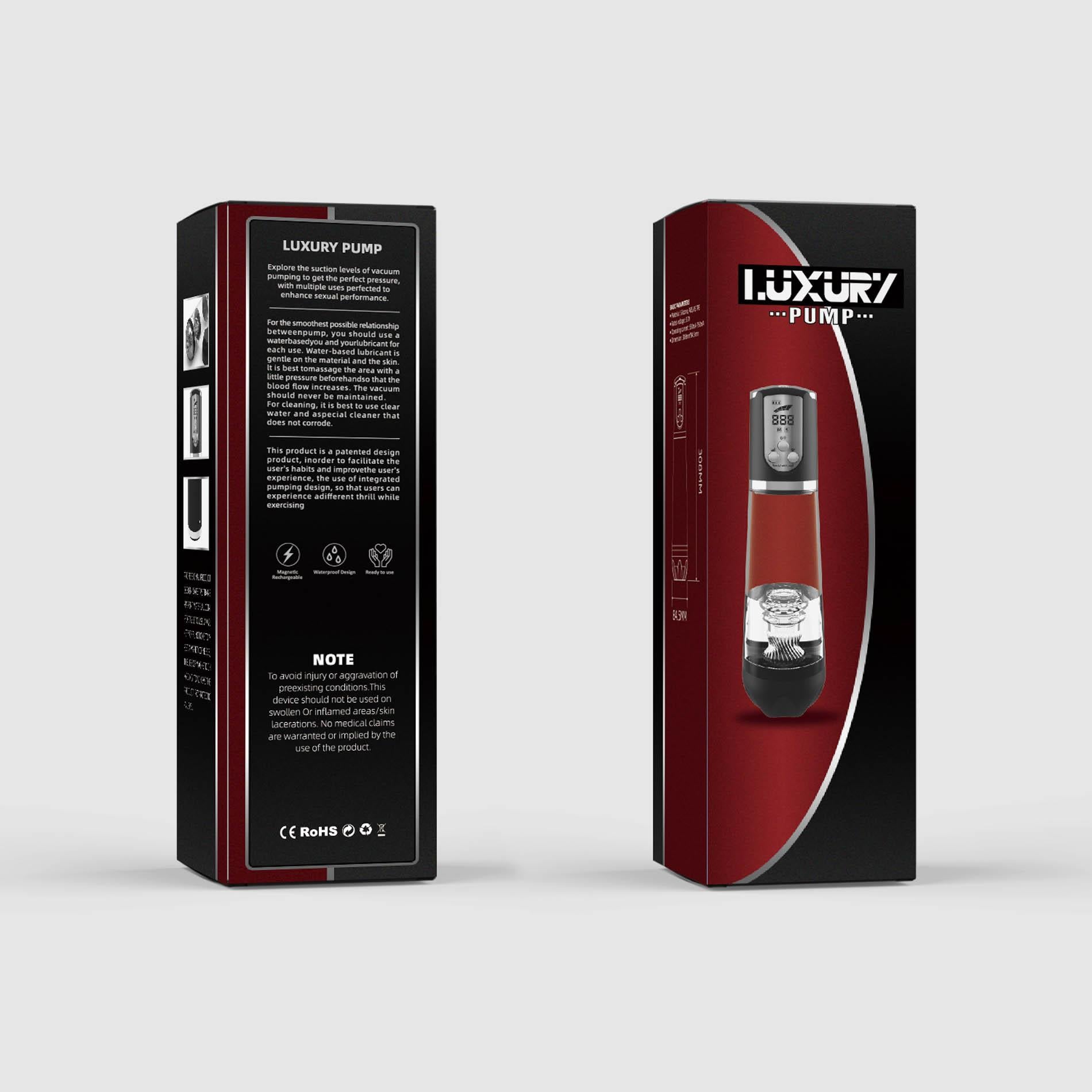 Pompe - POMPE DE LUXE, POMPE ÉLECTRIQUE ÉTANCHE RECHARGEABLE HAUT DE GAMME