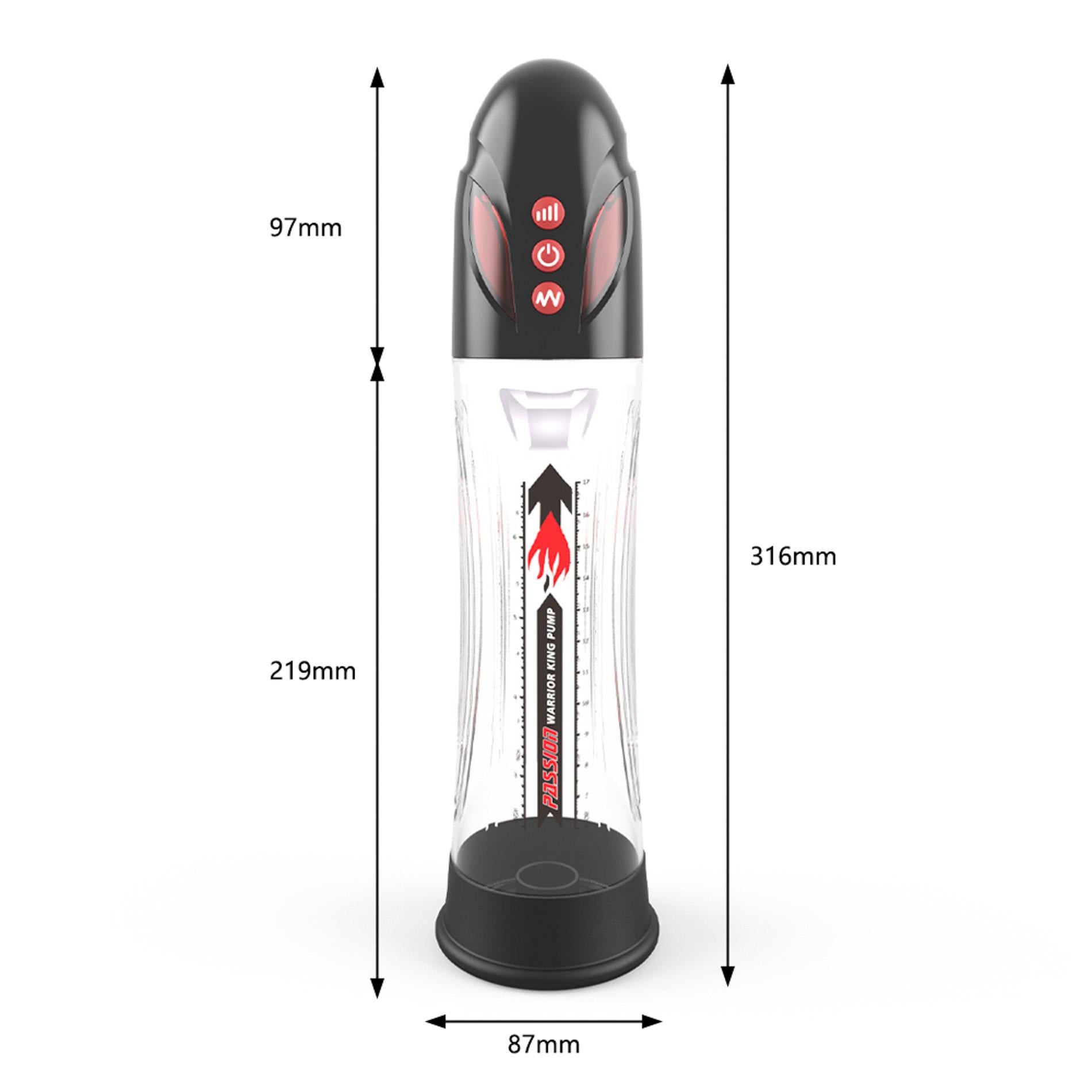 Pompka- PASSION PUMP, PREMIUM RECHARGEABLE AUTOMATIC WATERPROOF PUMP