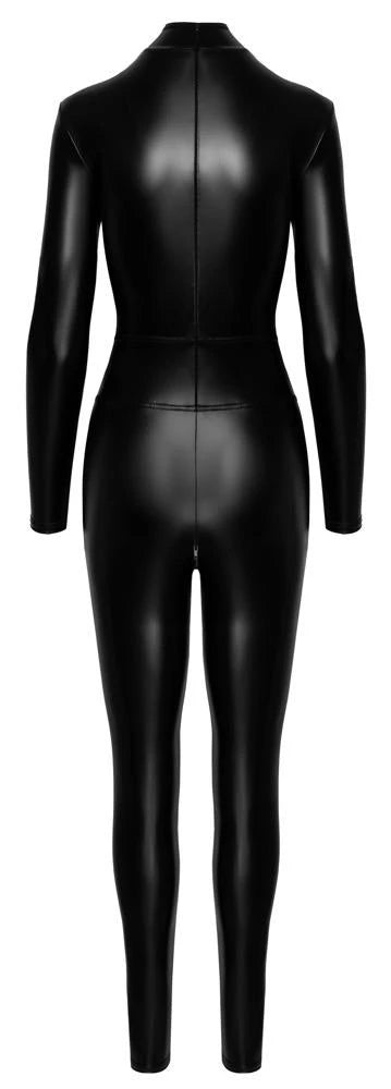 Black Jumpsuit Zip L