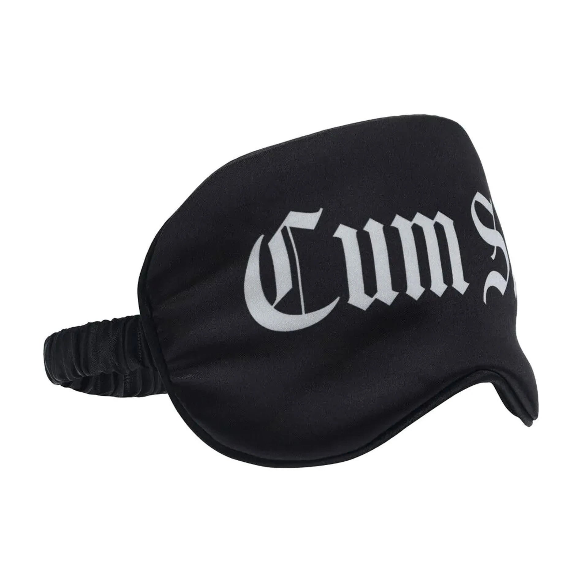 Cum Slut - Masque en satin imprimé