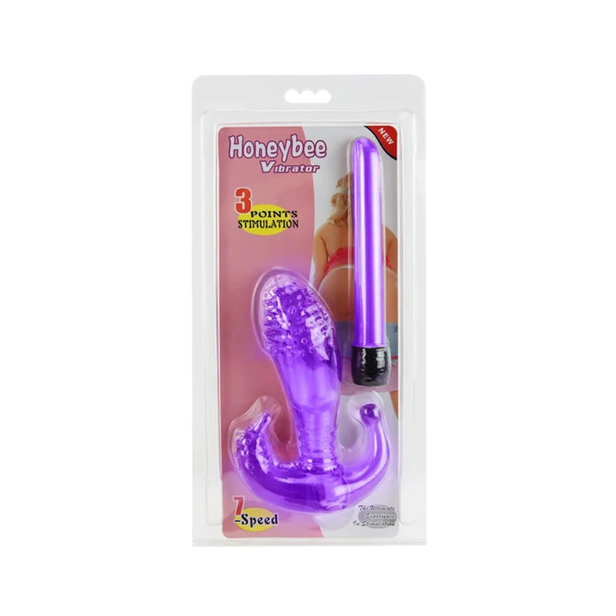 BAILE- VIBROMASSEUR HONEYBEE, 7 fonctions de vibration